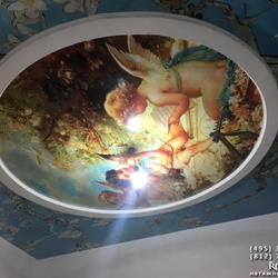 Printed ceiling. Almond Blossom - Van Gogh